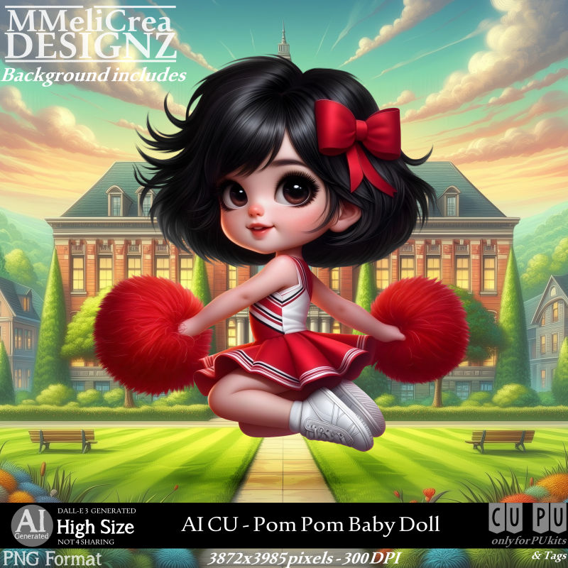 (image for) AI - CU Pom Pom Baby Doll (CU4PU/PNG)